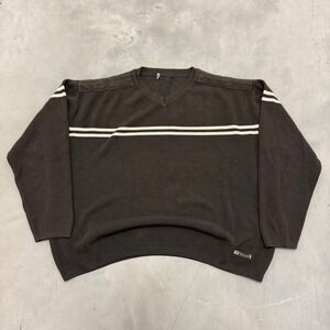 2000s y2k aeropostale striped boxy cropped sweater